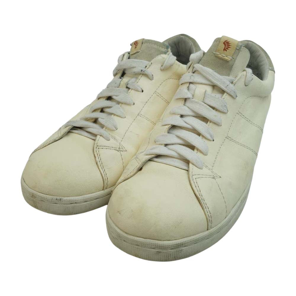 VISVIM ビズビム FOLEY FOLK レザー ローカット スニーカー オフホワイト系 US9.5【中古】