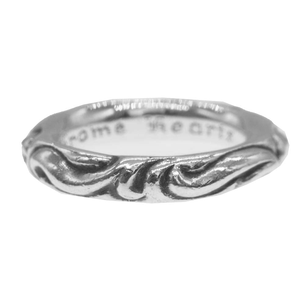 CHROME HEARTS クロムハーツ（原本有） SCROLL BAND RING スクロール バンド リング シルバー系 15.5【中古】