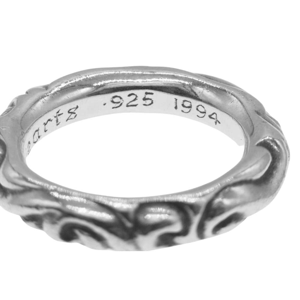 CHROME HEARTS クロムハーツ（原本有） SCROLL BAND RING スクロール バンド リング シルバー系 15.5【中古】