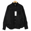 Sacai サカイ 21SS  20-02527M Fabric Combo Shirt  ファブリック コンボ シャツ サイズ3 ブラック系 3【新古品】【未使用】【中古】