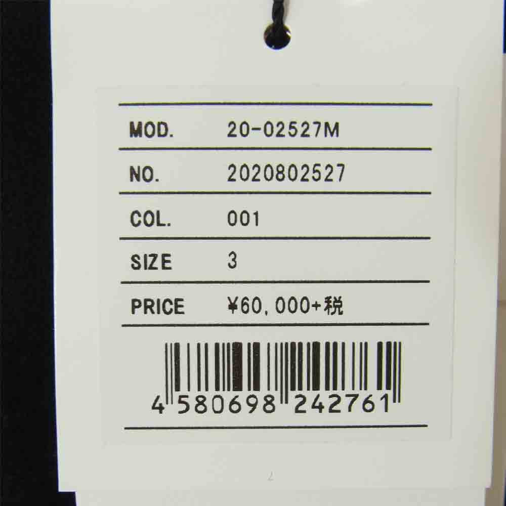 Sacai サカイ 21SS  20-02527M Fabric Combo Shirt  ファブリック コンボ シャツ サイズ3 ブラック系 3【新古品】【未使用】【中古】