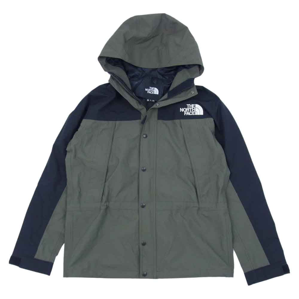 THE NORTH FACE ノースフェイス NP11834 Mountain Light Jacket マウンテン ライト GORE-TEX ゴアテックスNT ニュートープ カーキ系 ブラック系 L【美品】【中古】