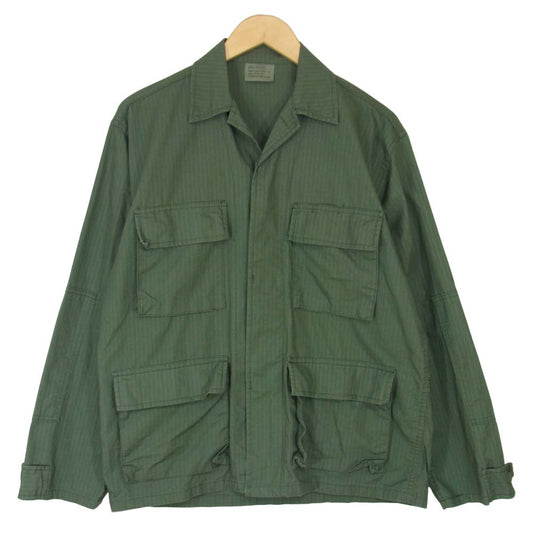 ロスコ BDU シャツ リップストップ ミリタリー カーキ系 S【中古】