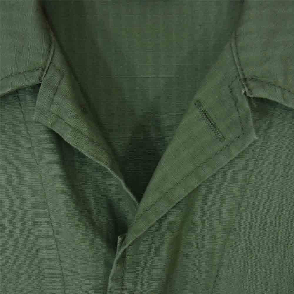 ロスコ BDU シャツ リップストップ ミリタリー カーキ系 S【中古】