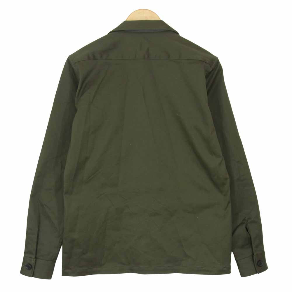 junhashimoto ジュンハシモト 21ss 1062110003 SV02 ZIP SHT JKT ジップ シャツ ジャケット カーキ系 2【中古】