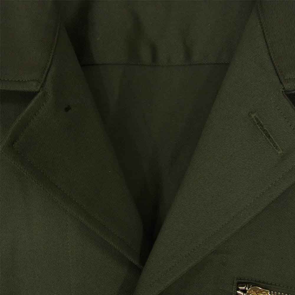 junhashimoto ジュンハシモト 21ss 1062110003 SV02 ZIP SHT JKT ジップ シャツ ジャケット カーキ系 2【中古】