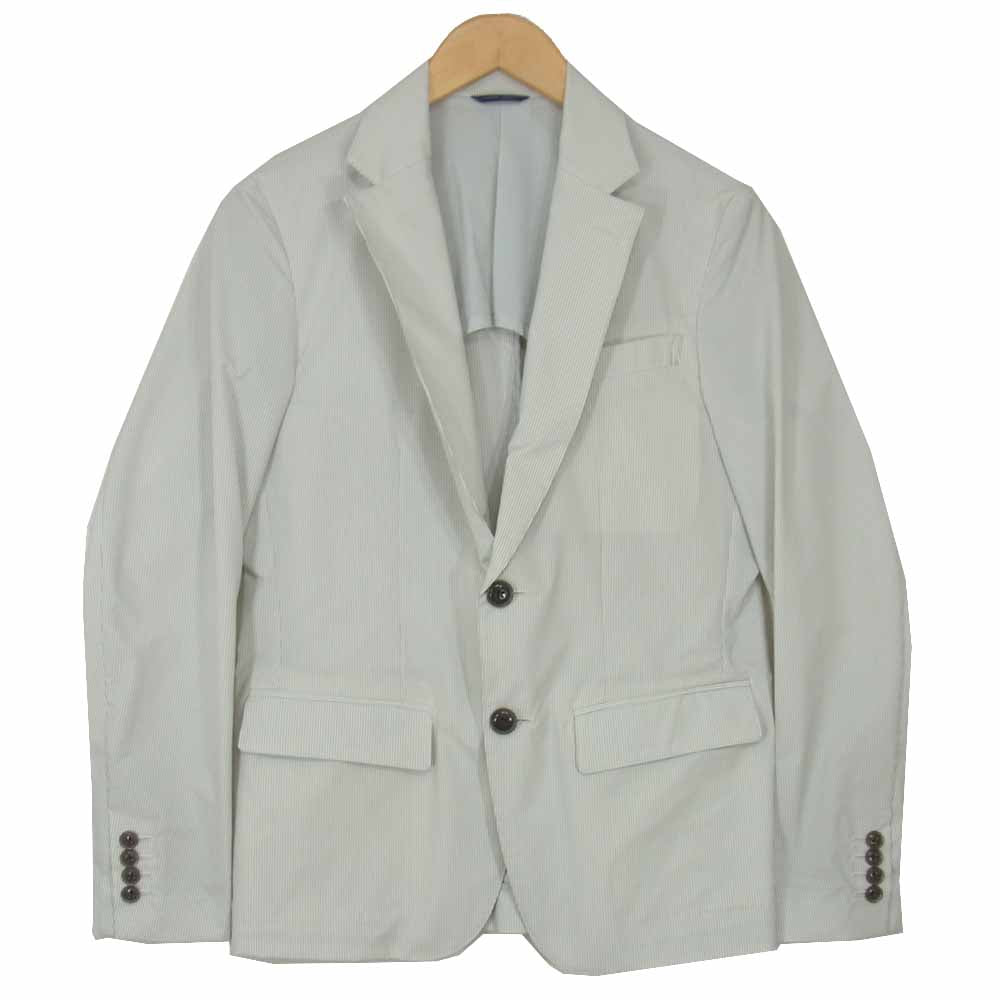 junhashimoto ジュンハシモト 1032010021 LIGHT 2B JACKET シアサッカー 2B ジャケット  グレー系 2【中古】
