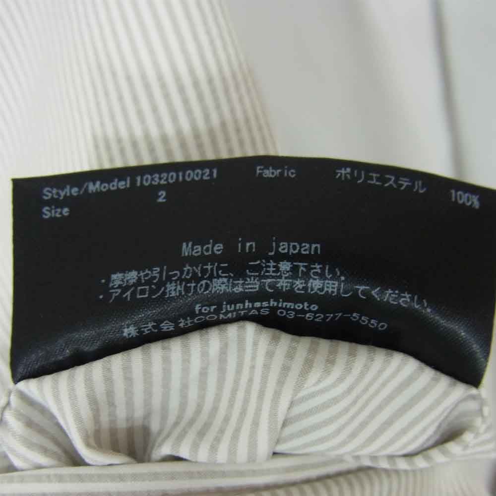 junhashimoto ジュンハシモト 1032010021 LIGHT 2B JACKET シアサッカー 2B ジャケット  グレー系 2【中古】