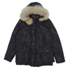 WOOLRICH ウールリッチ 1302308 国内正規品 ARCTIC PARKA CAMO アークティック パーカ カモ柄 ブラック系 USA S / EU M【中古】