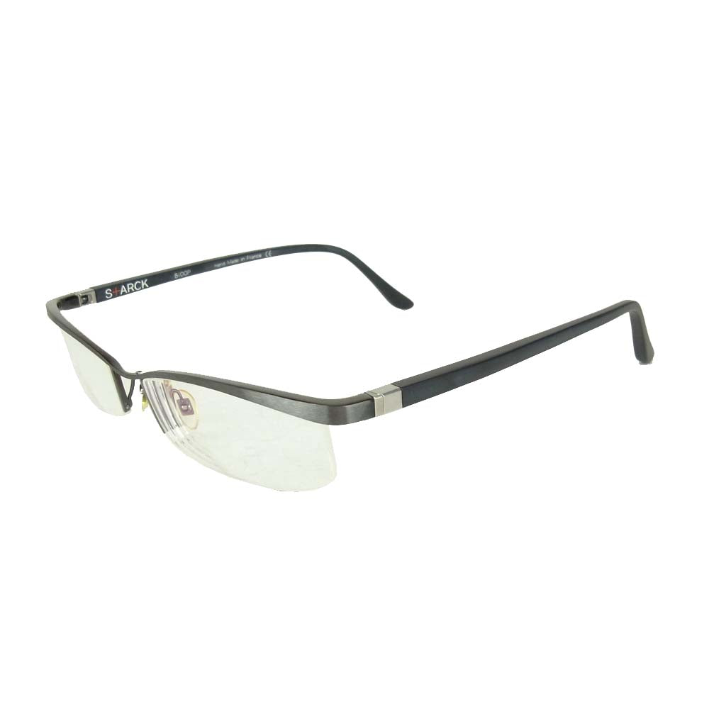 スタルクアイズ PL0001 MOD3 メガネ アイウェア 度入り ブラック系 56□17 140【極上美品】【中古】