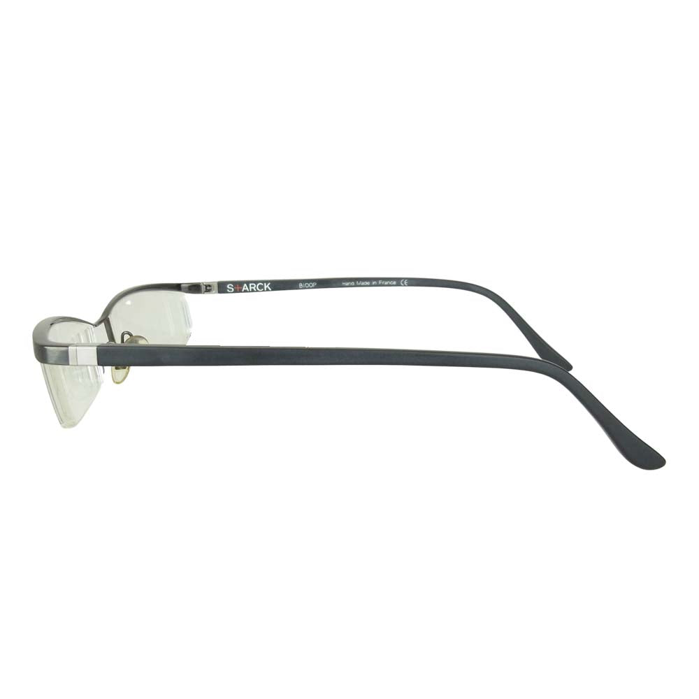 スタルクアイズ PL0001 MOD3 メガネ アイウェア 度入り ブラック系 56□17 140【極上美品】【中古】