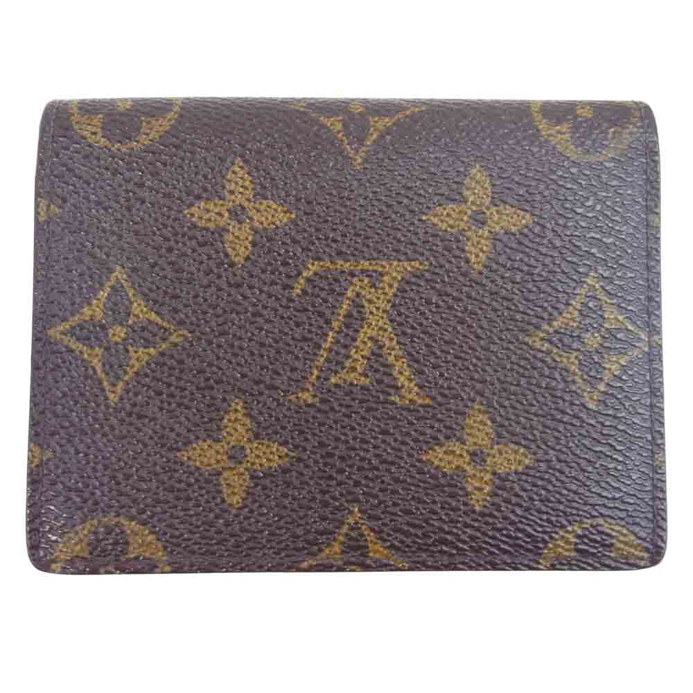 LOUIS VUITTON ルイ・ヴィトン M41938 モノグラム ポルトフォイユ ヴィクトリーヌ ウォレット ブラウン系 レッド系【中古】