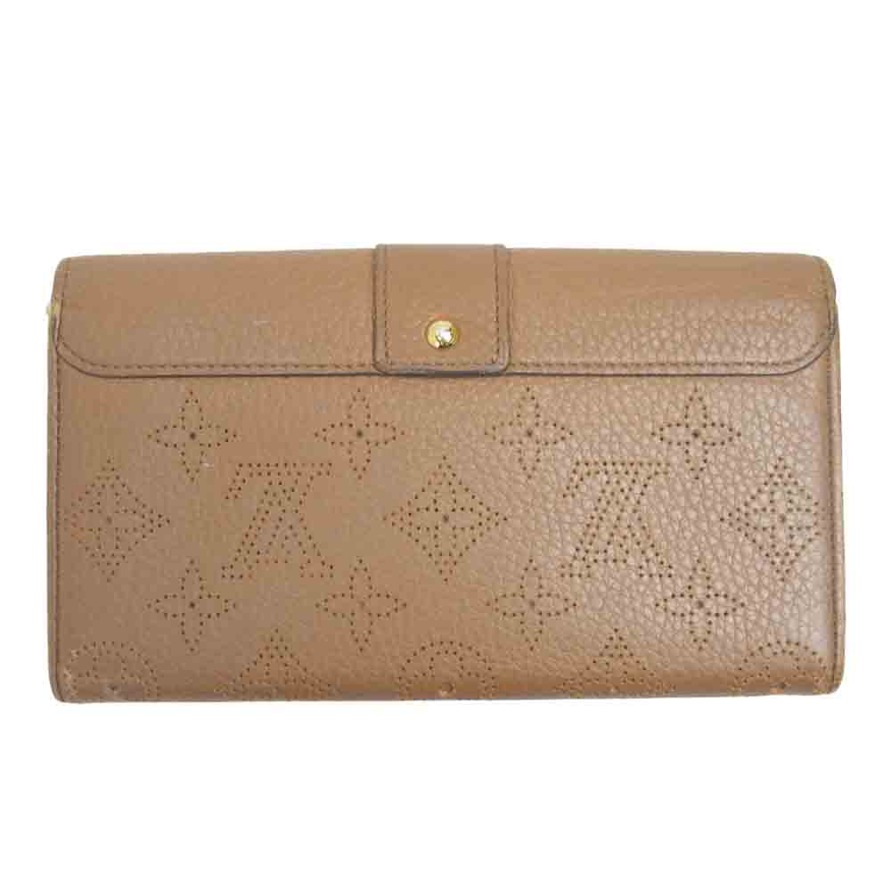 LOUIS VUITTON ルイ・ヴィトン M58138 モノグラム ポルトフォイユ アメリア マヒナ ウォレット ブラウン系【中古】