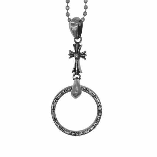 CHROME HEARTS クロムハーツ（原本無） EWLP NTFL ベイビーファット クロス アイウェア ループ シルバー系【中古】