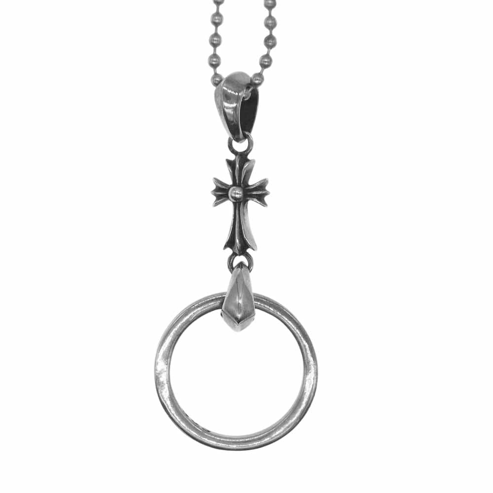 CHROME HEARTS クロムハーツ（原本無） EWLP NTFL ベイビーファット クロス アイウェア ループ シルバー系【中古】