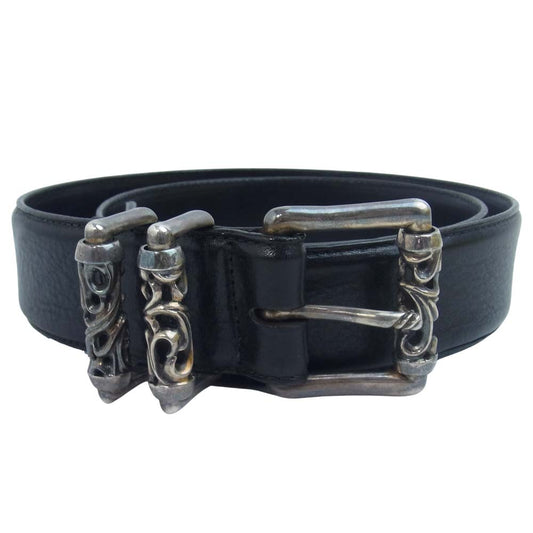 CHROME HEARTS クロムハーツ（原本無） BLT ROLLER 3PC 1.5 inch ローラー ベルト ブラック系【中古】