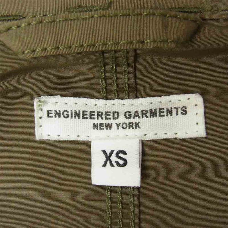 Engineered Garments エンジニアードガーメンツ コットン×ナイロン 2way フィールドパーカー ジャケット カーキ系 XS【中古】