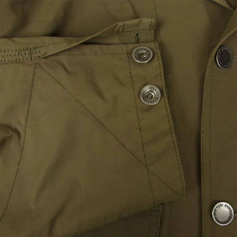 Engineered Garments エンジニアードガーメンツ コットン×ナイロン 2way フィールドパーカー ジャケット カーキ系 XS【中古】