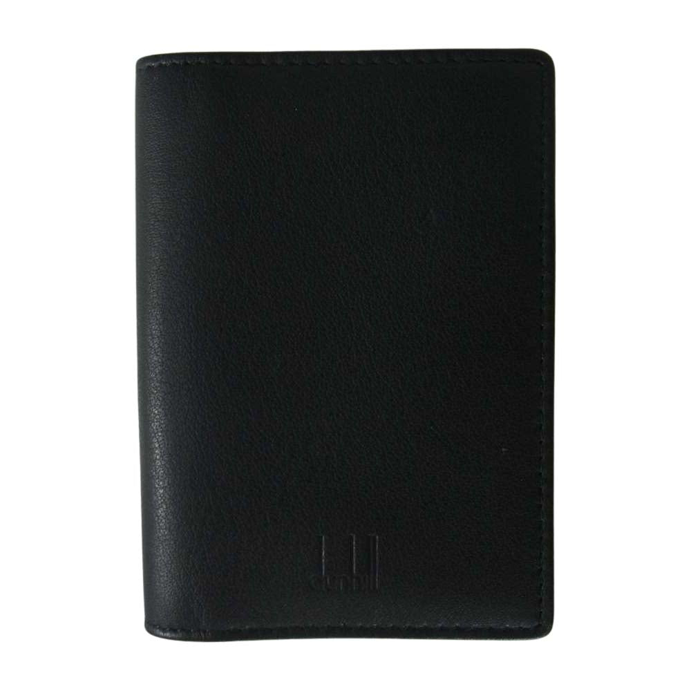 Dunhill ダンヒル レザー カードケース ブラック系【中古】
