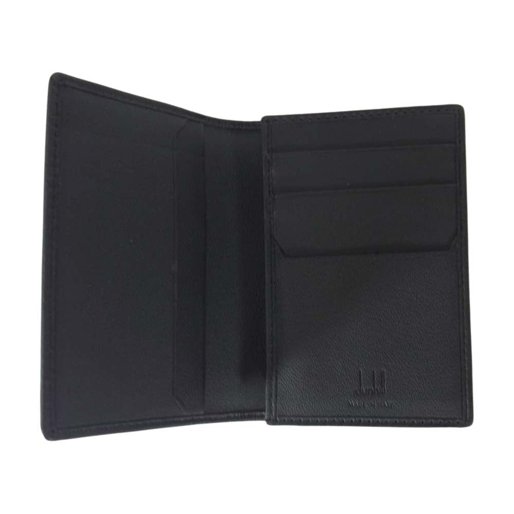 Dunhill ダンヒル レザー カードケース ブラック系【中古】