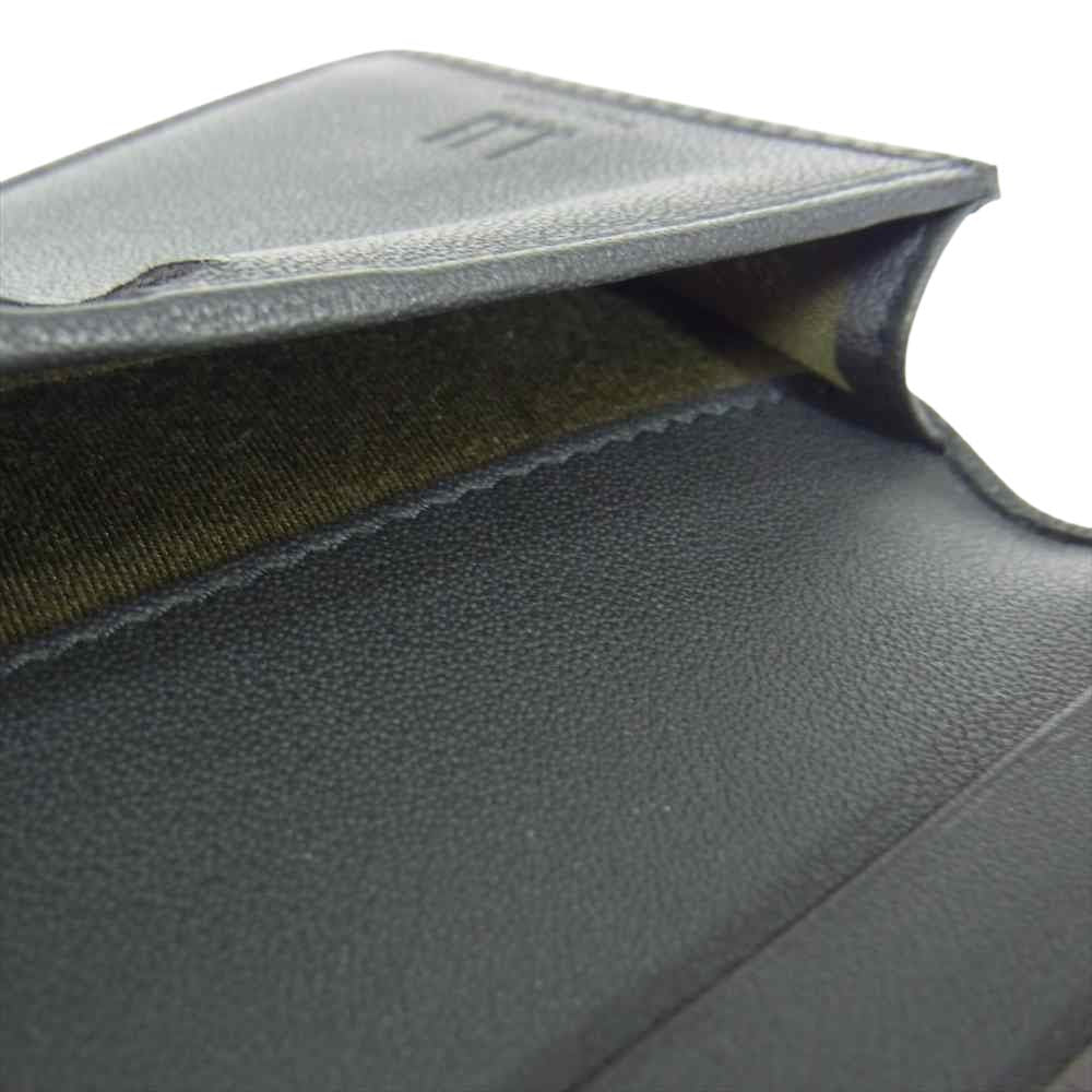 Dunhill ダンヒル レザー カードケース ブラック系【中古】