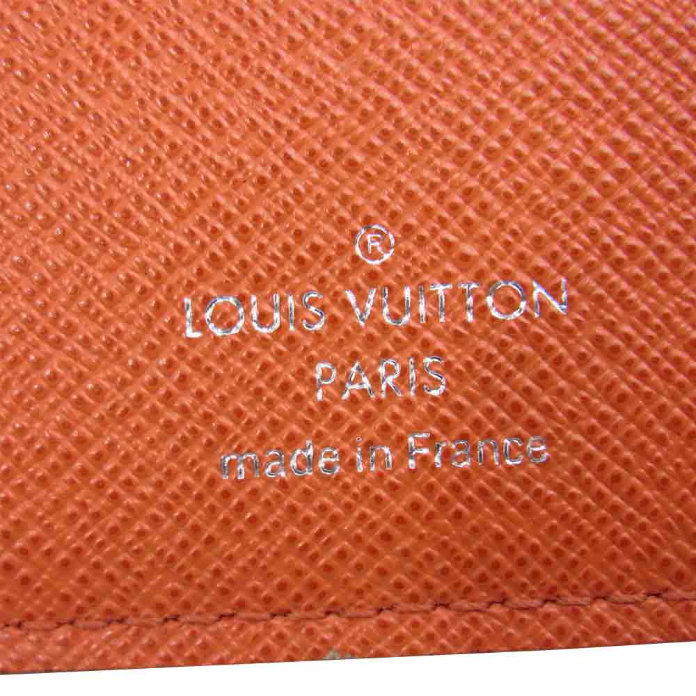 LOUIS VUITTON ルイ・ヴィトン M32839 タイガ ポルトフォイユ ブラザ 長財布 オレンジ系 レッド系【中古】
