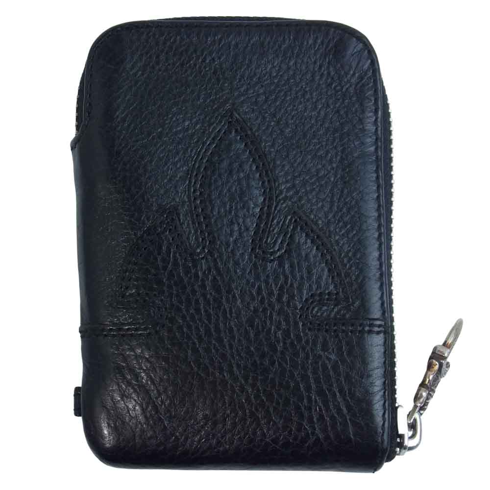 CHROME HEARTS クロムハーツ（原本無） フレア カードケース ウォレット ブラック系【中古】