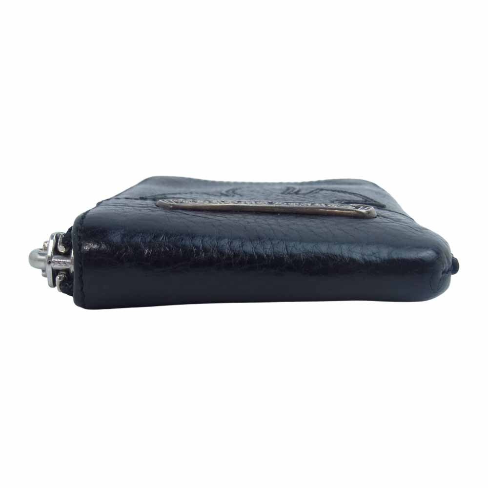 CHROME HEARTS クロムハーツ（原本無） フレア カードケース ウォレット ブラック系【中古】