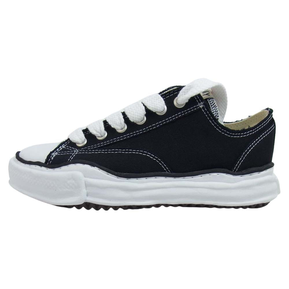メゾンミハラヤスヒロ A01FW702 original sole canvas lowcut sneaker オリジナルソール キャンバス ロー スニーカー ブラック系 ホワイト系 42【新古品】【未使用】【中古】