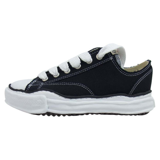 メゾンミハラヤスヒロ A01FW702 original sole canvas lowcut sneaker オリジナルソール キャンバス ロー スニーカー ブラック系 ホワイト系 42【新古品】【未使用】【中古】