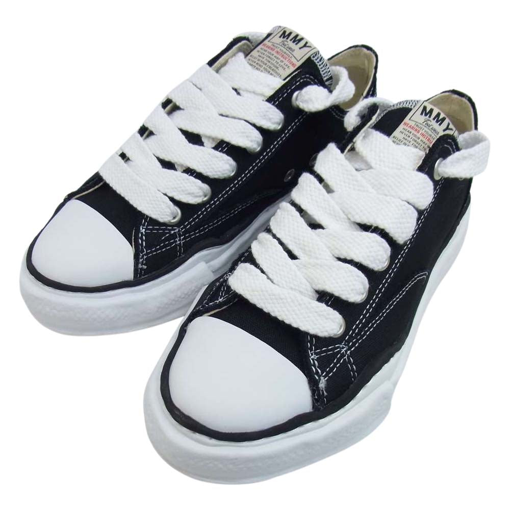 メゾンミハラヤスヒロ A01FW702 original sole canvas lowcut sneaker オリジナルソール キャンバス ロー スニーカー ブラック系 ホワイト系 42【新古品】【未使用】【中古】