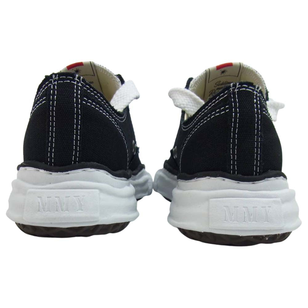 メゾンミハラヤスヒロ A01FW702 original sole canvas lowcut sneaker オリジナルソール キャンバス ロー スニーカー ブラック系 ホワイト系 42【新古品】【未使用】【中古】