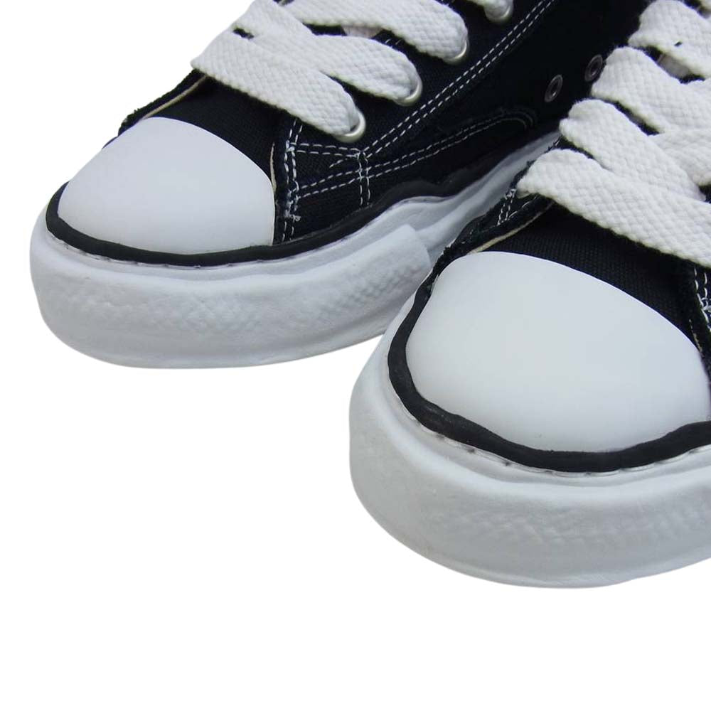 メゾンミハラヤスヒロ A01FW702 original sole canvas lowcut sneaker オリジナルソール キャンバス ロー スニーカー ブラック系 ホワイト系 42【新古品】【未使用】【中古】