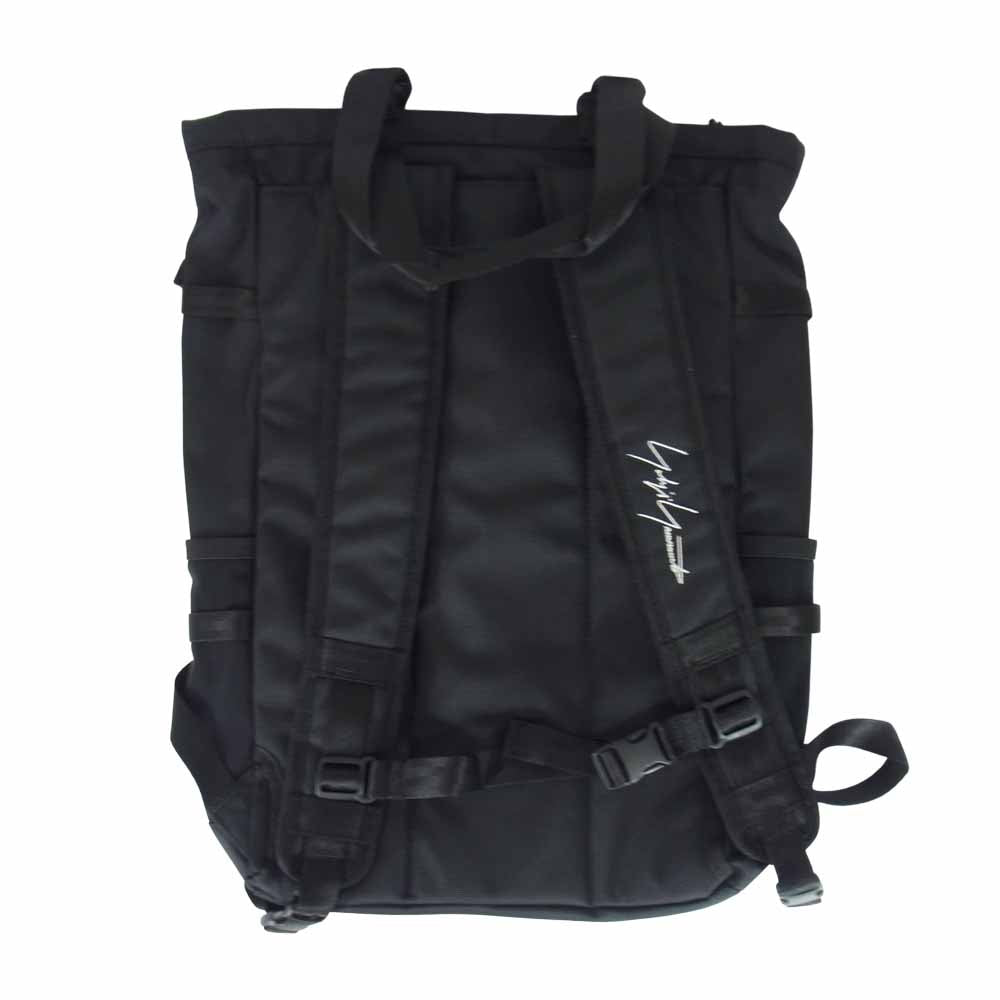 Yohji Yamamoto ヨウジヤマモト POUR HOMME プールオム 21AW HX-I54-661 New Era BLACKPE EXPLORER TOTE BAG YY LEATHER PATCH ニューエラ 2way トートバッグ バックパック ブラック系【新古品】【未使用】【中古】