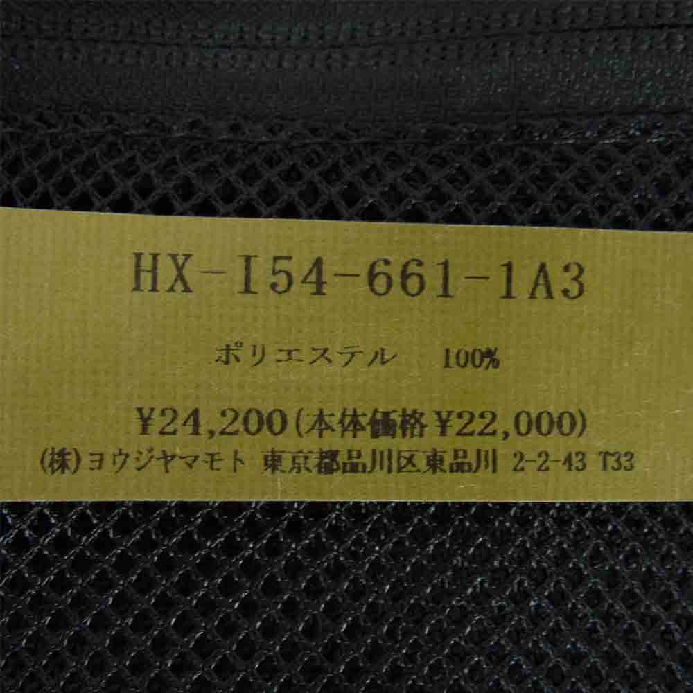 Yohji Yamamoto ヨウジヤマモト POUR HOMME プールオム 21AW HX-I54-661 New Era BLACKPE EXPLORER TOTE BAG YY LEATHER PATCH ニューエラ 2way トートバッグ バックパック ブラック系【新古品】【未使用】【中古】