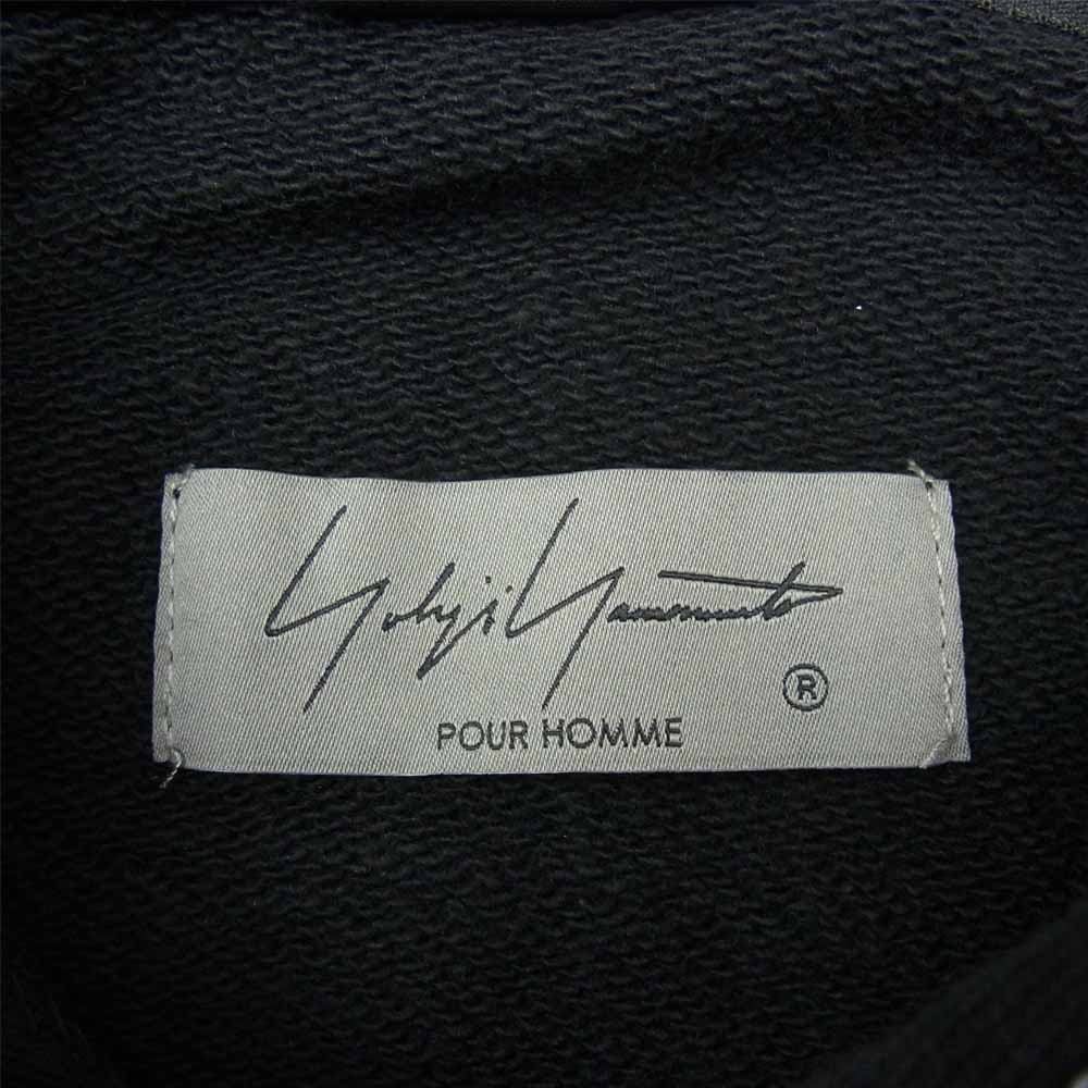 Yohji Yamamoto ヨウジヤマモト POUR HOMME プールオム 21AW HX-T86-985 New Era NO FUTURE PRINT SWEAT PULLOVER HOODIE ニューエラ パーカー ブラック系 6【新古品】【未使用】【中古】