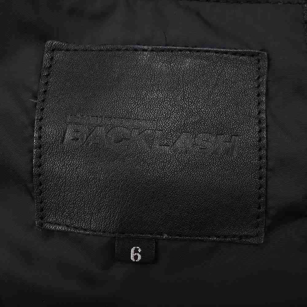 ISAMUKATAYAMA BACKLASH イサムカタヤマバックラッシュ 1363-01 カンガルーレザー ダウンベスト ブラック系 XXXL【新古品】【未使用】【中古】