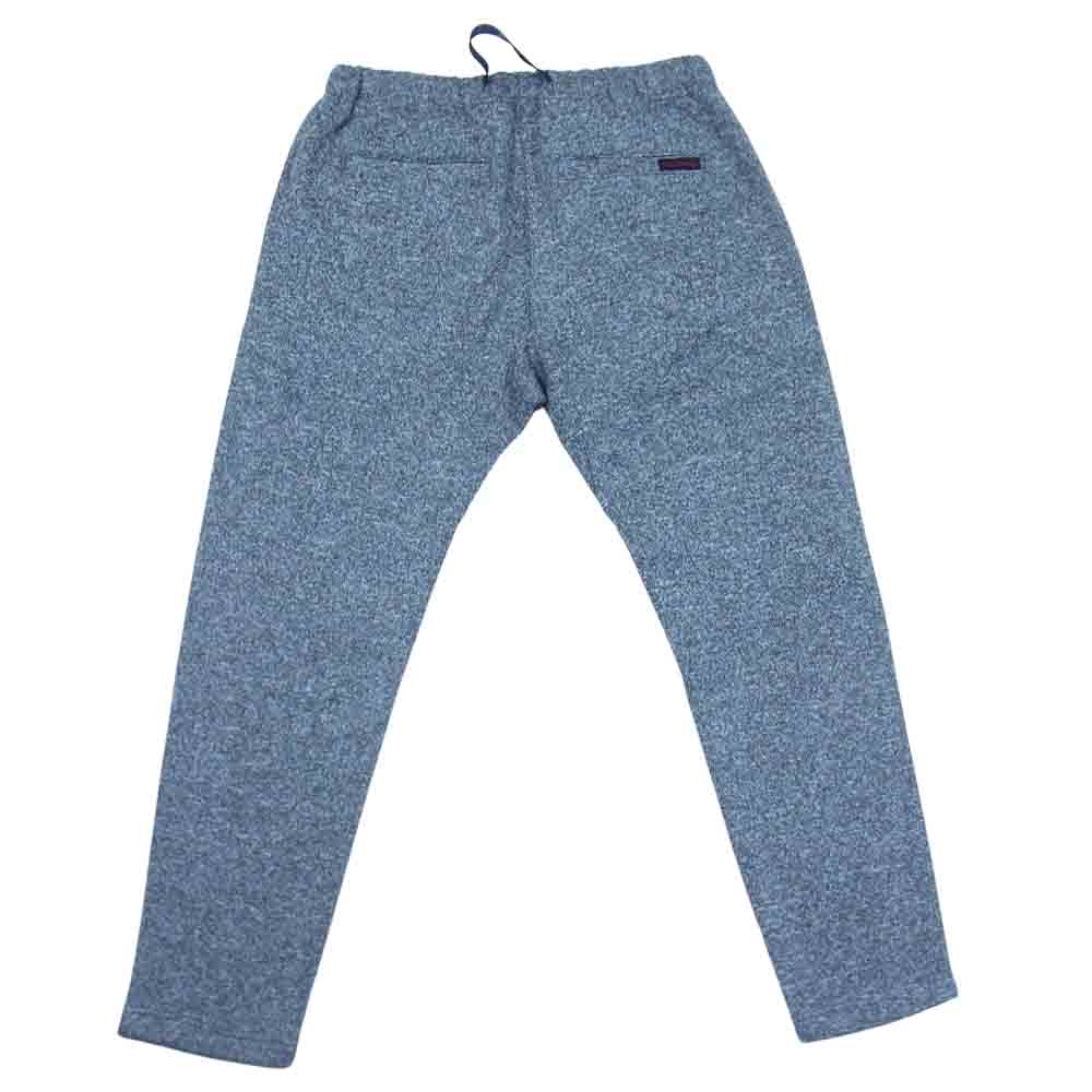 Gramicci グラミチ GMP-19F015 BONDING KNIT FLEECE SLIM PANTS ボンディング ニット フリース スリム パンツ グレー×ネイビー M【新古品】【未使用】【中古】