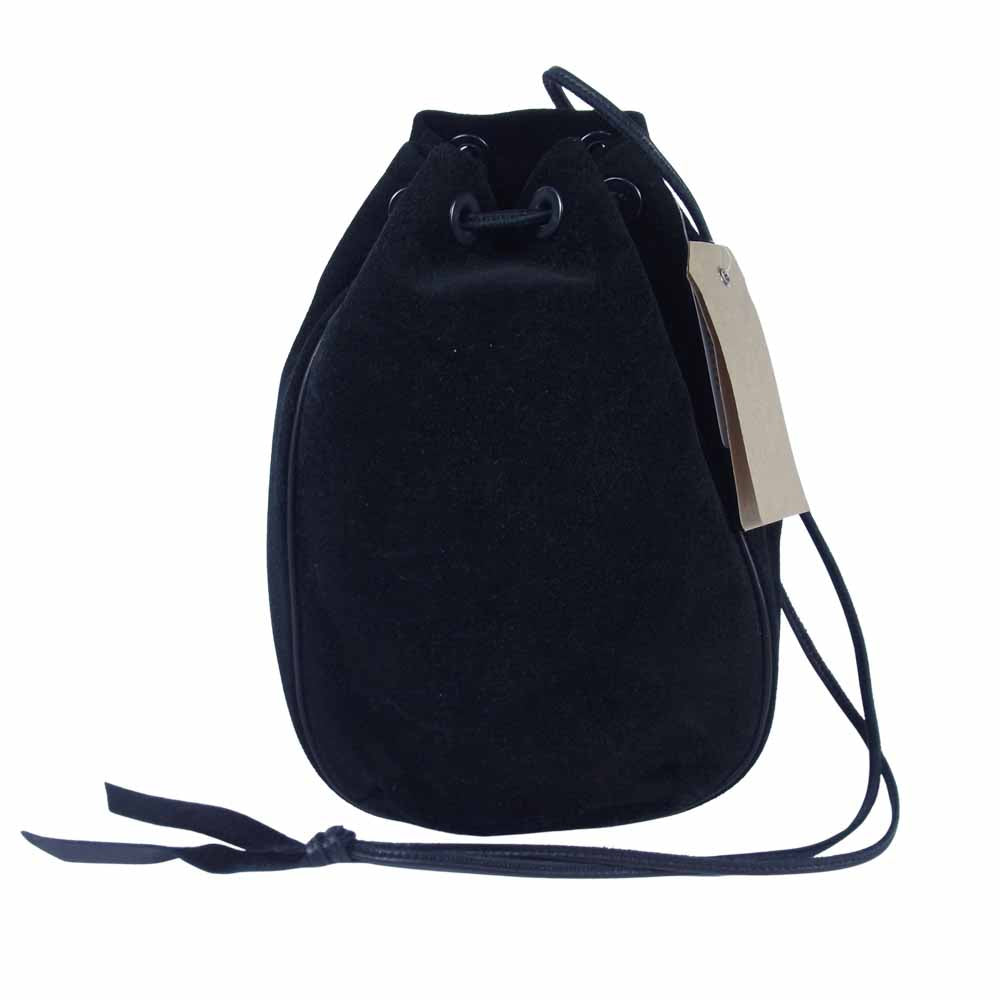 hobo ホーボー HB-BG3310 COW LEATHER DRAWSTRING BAG カウレザー ショルダー バッグ ブラック系【新古品】【未使用】【中古】