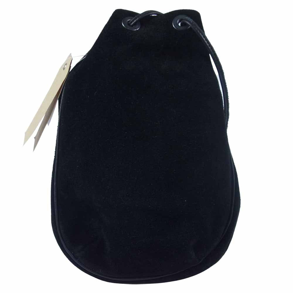 hobo ホーボー HB-BG3310 COW LEATHER DRAWSTRING BAG カウレザー ショルダー バッグ ブラック系【新古品】【未使用】【中古】