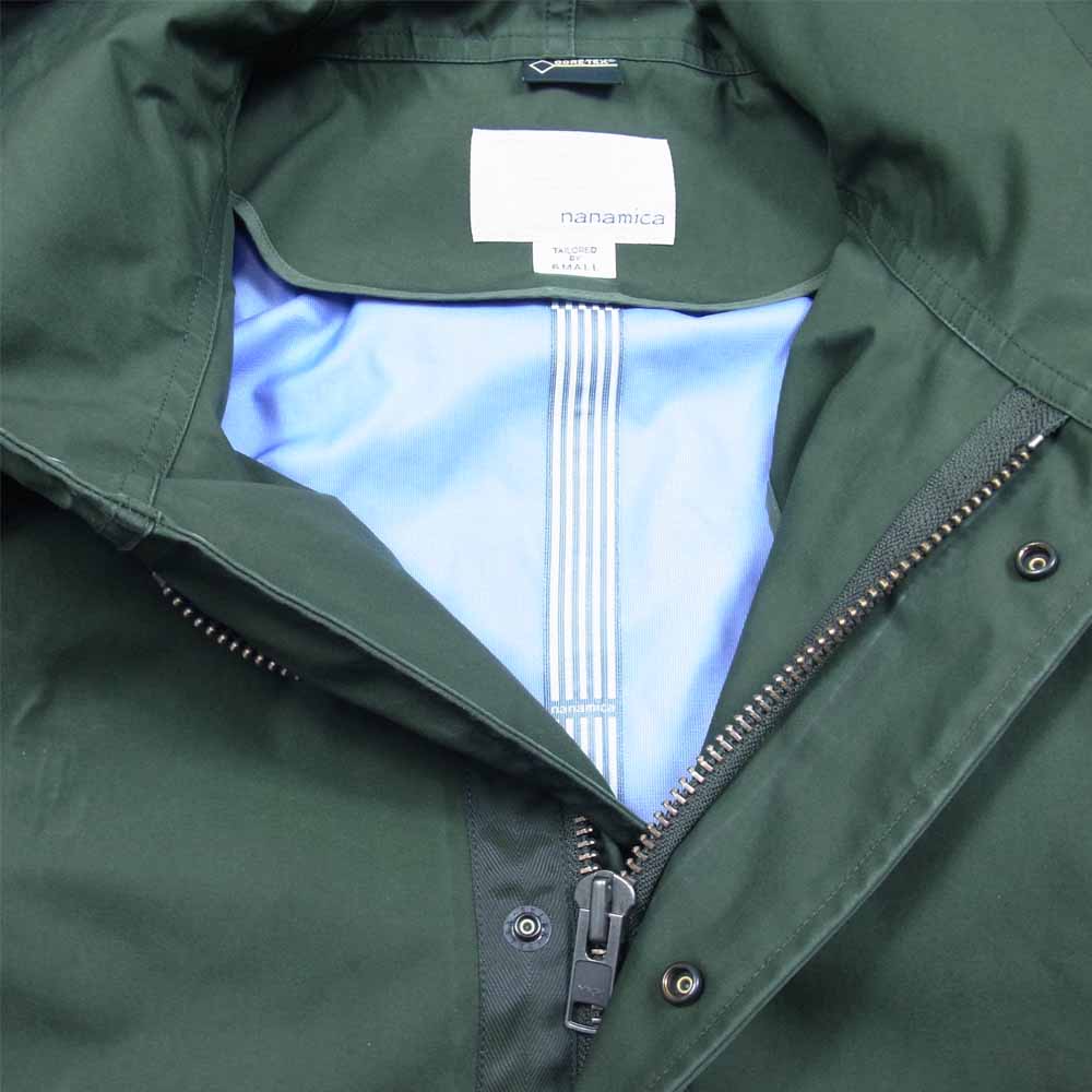 nanamica ナナミカ 17SS SUBF551 GORE-TEX Shell Coat ゴアテックス シェル コート グリーン系 S【中古】