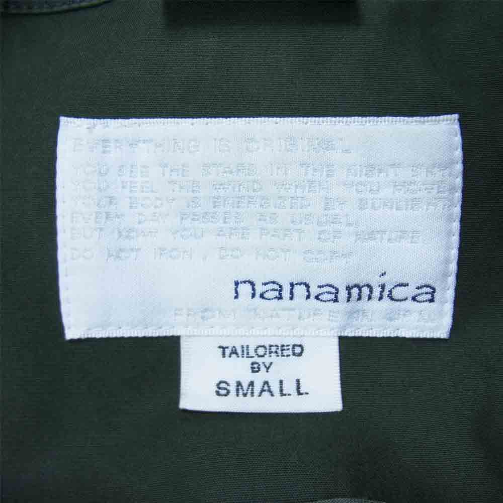 nanamica ナナミカ 17SS SUBF551 GORE-TEX Shell Coat ゴアテックス シェル コート グリーン系 S【中古】