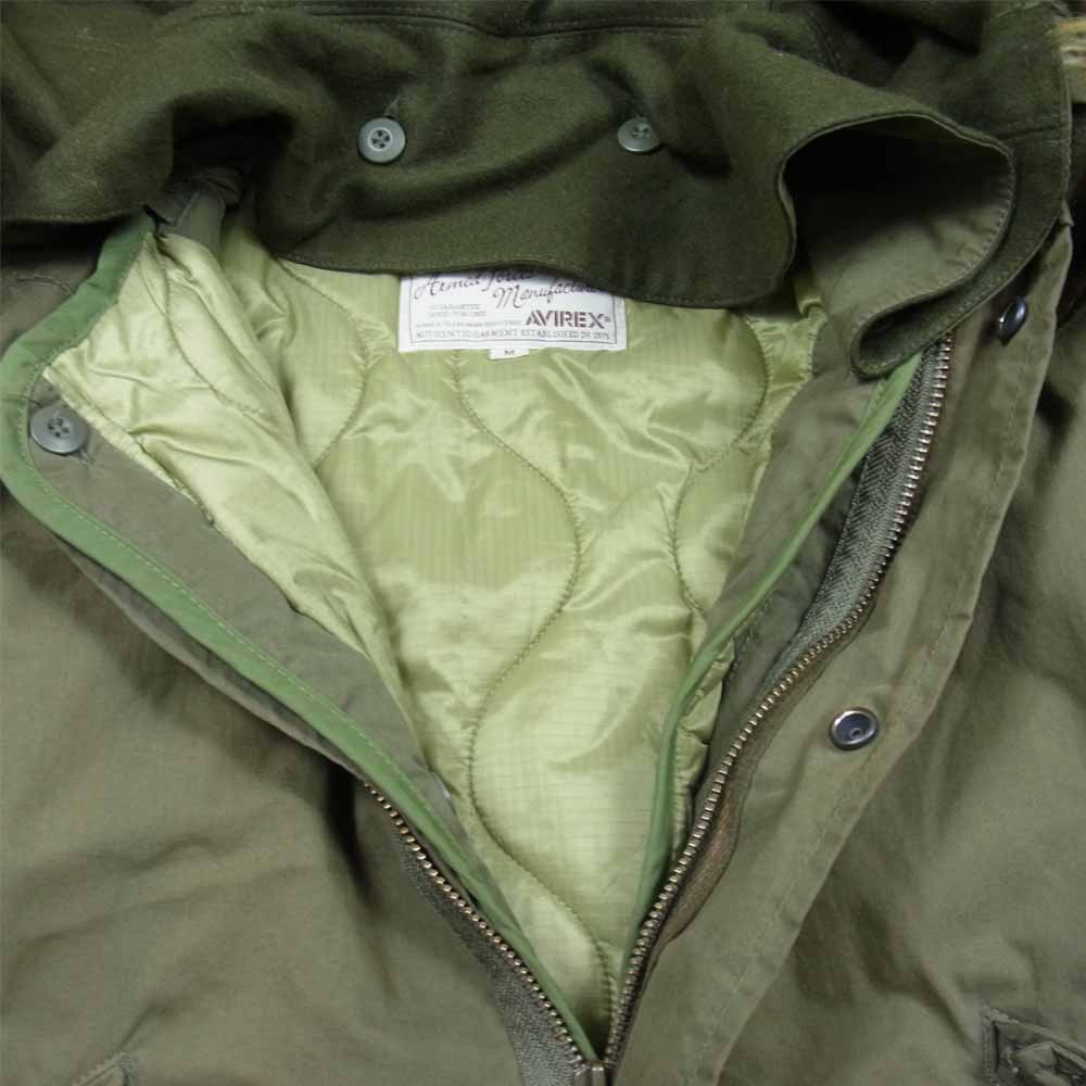 AVIREX アヴィレックス 6182221 M-65 フィールドパーカー ジャケット カーキ系 M【中古】
