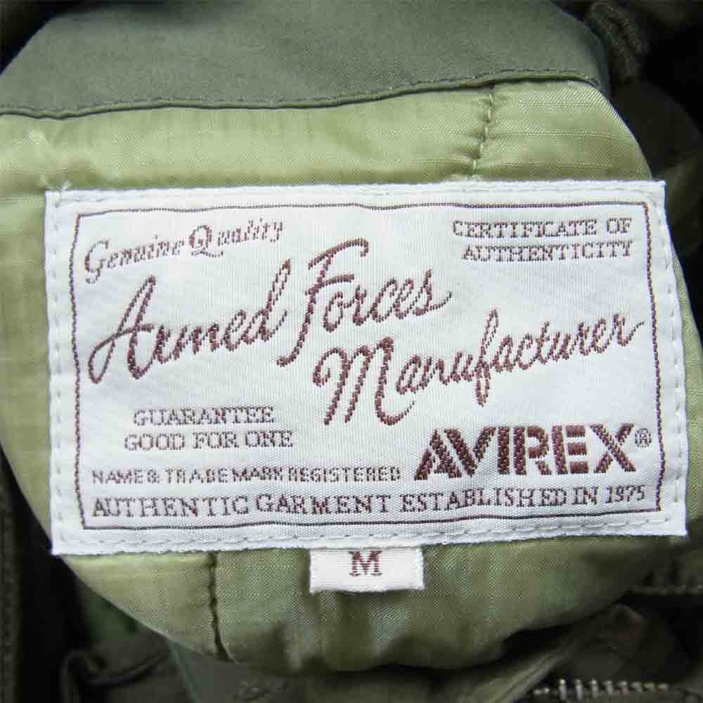 AVIREX アヴィレックス 6182221 M-65 フィールドパーカー ジャケット カーキ系 M【中古】