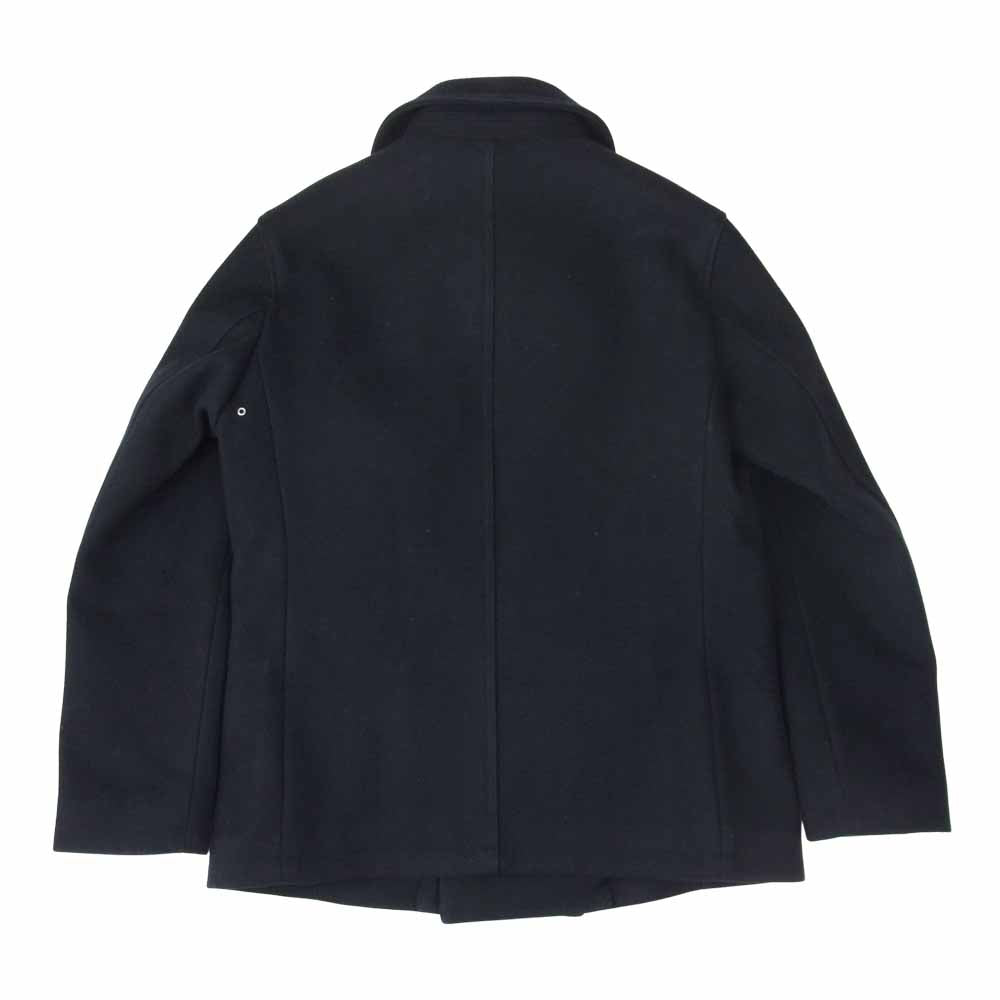 SOPHNET. ソフネット SOPH-67023 メルトン ウール Pコート ネイビー系 S【中古】
