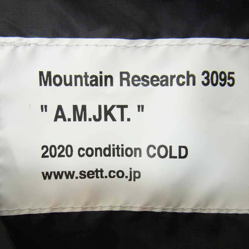 MOUNTAIN RESEARCH マウンテンリサーチ MTR-3095 A.M JACKET ミリタリー ジャケット M【中古】