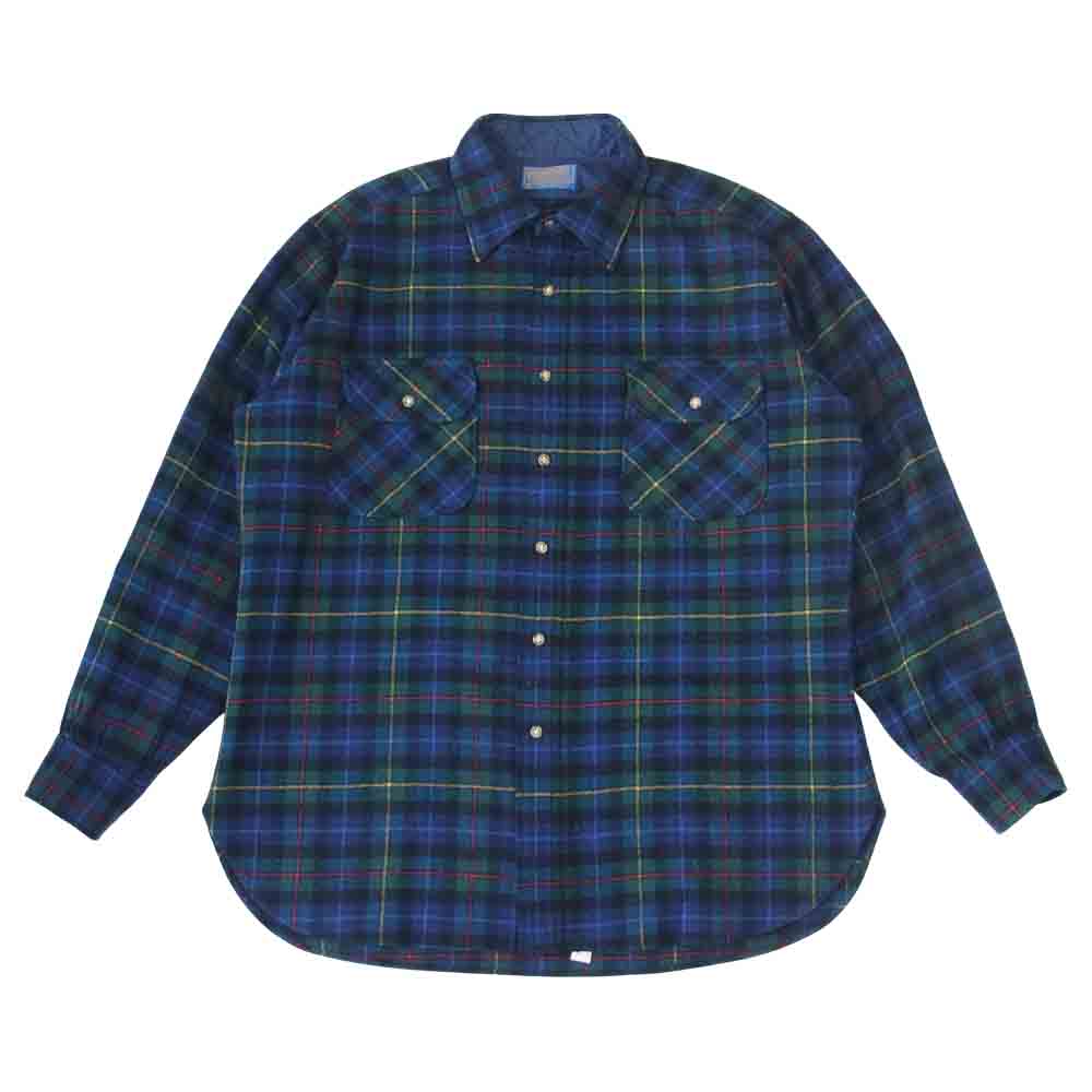 PENDLETON ペンドルトン ウール チェック シャツ マルチカラー系 L【中古】