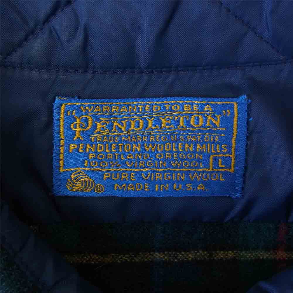 PENDLETON ペンドルトン ウール チェック シャツ マルチカラー系 L【中古】