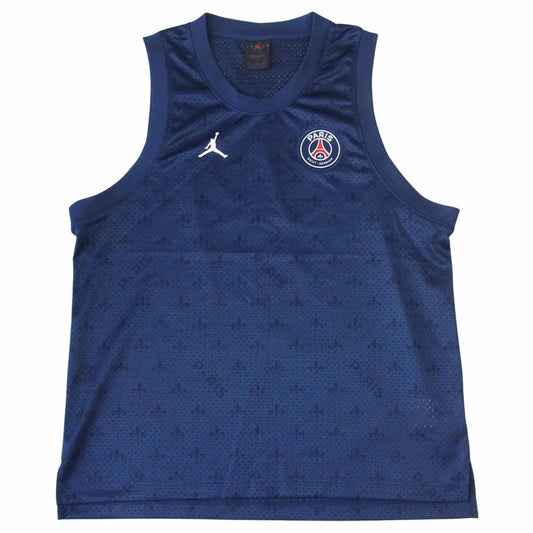 NIKE ナイキ PSG JORDAN DB6479-410 MESH JERSEY パリサンジェルマン ジョーダン メッシュ ジャージ ネイビー系 XL【美品】【中古】