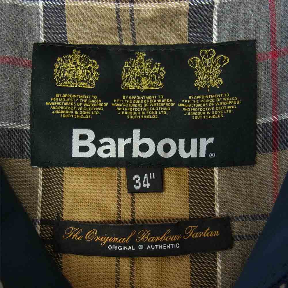Barbour バブアー 1802266 NEW BURGHLEY JACKET ニューバーレー ジャケット ネイビー系 34【中古】